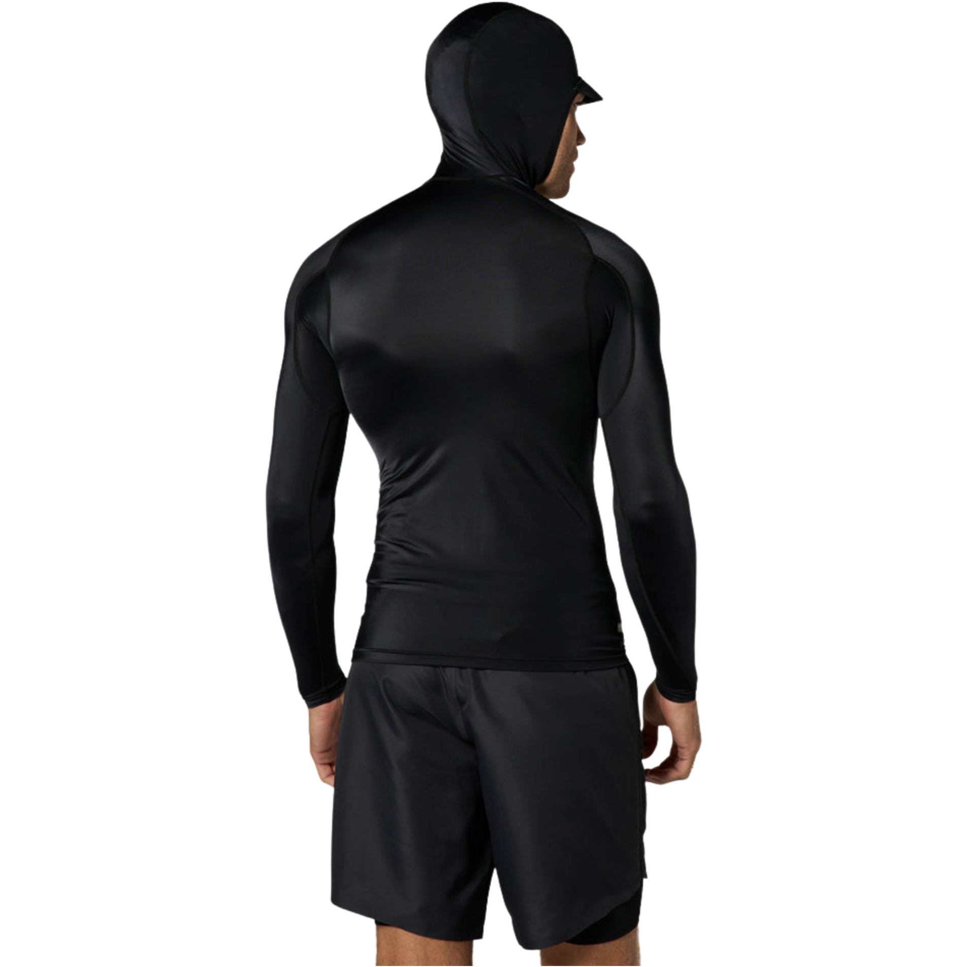 2026 Mystic Männer Uncharted Langarmweste Mit Kapuze Aus Lycra 35001.250204 - Black